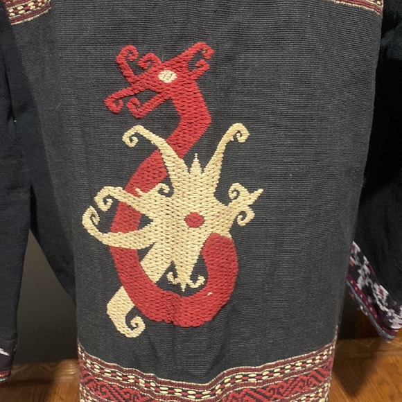 278-You Are Devine 🙏Vintage Indonesian Shaman Coat - Picture 6 of 7